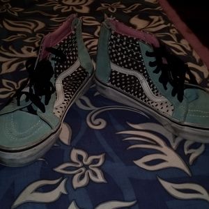 Girls oldschool high top dkater chic vans size 2.0